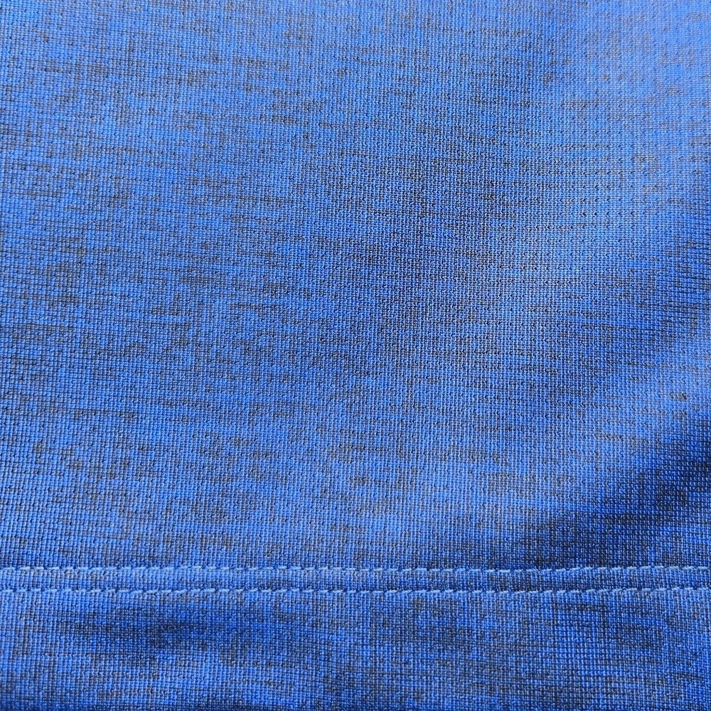 Nike Golf Men's Size 2XL Dri-fit Short Sleeve 1/4 Button Blue Black Breathable - Picture 9 of 9
